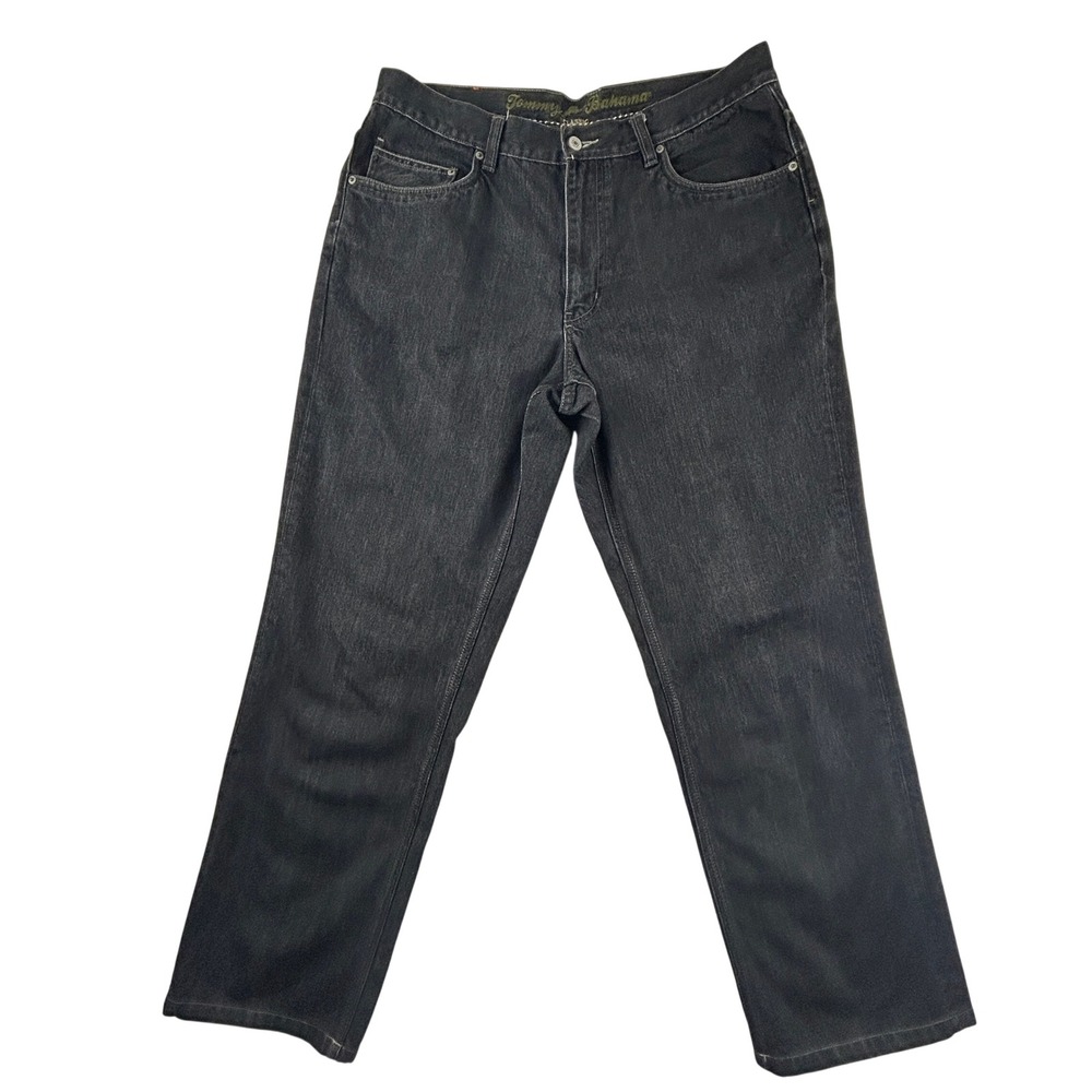 Tommy Bahama Classic Fit Jeans Black Men 38x34 (Actual 36x30)